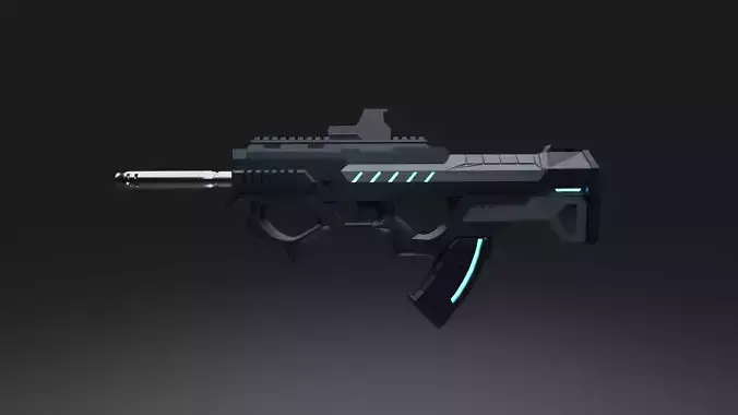 Sci Fi Assault Rifle