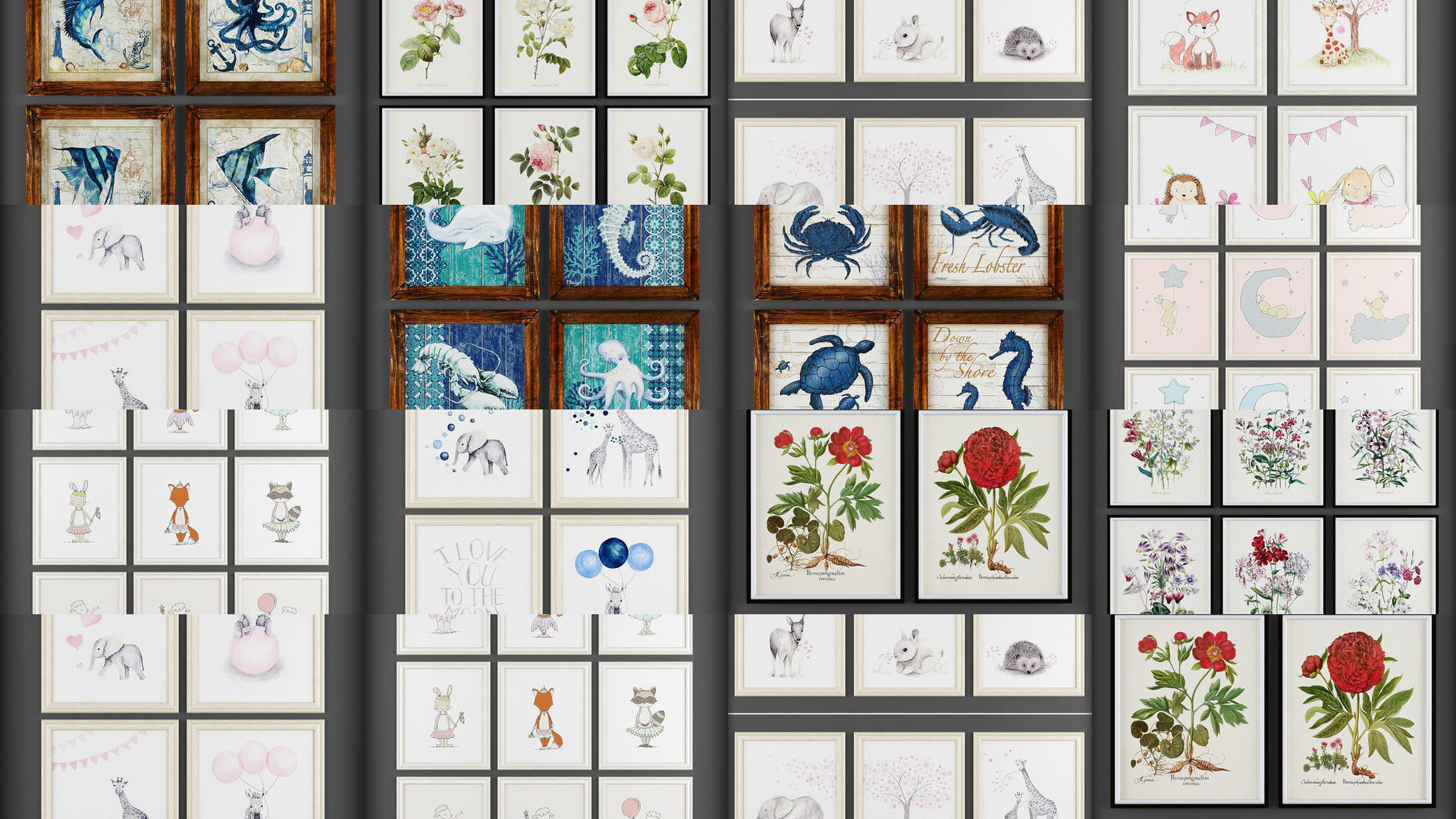 Collection of Picture Frames - 20 sets _1