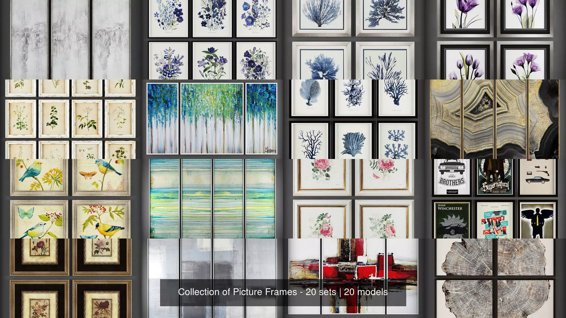 Collection of Picture Frames - 20 sets _0