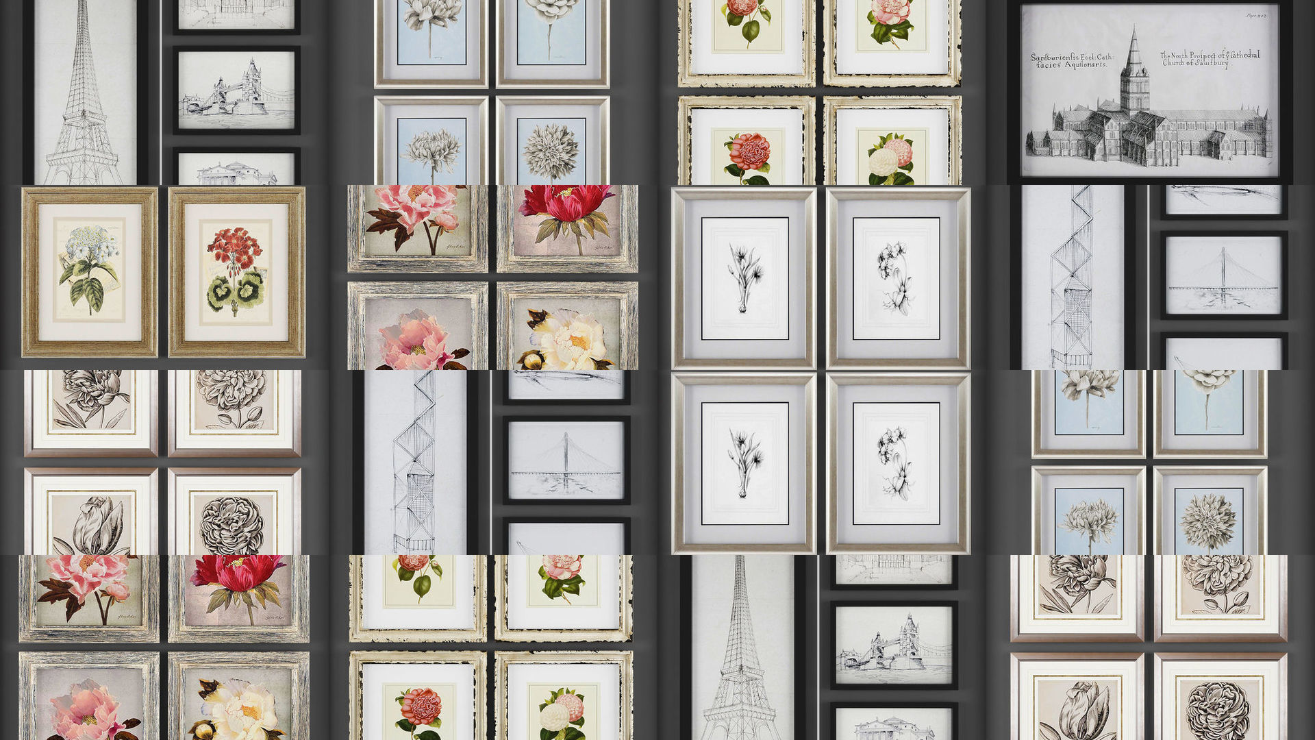 Collection of Picture Frames - 20 sets _1