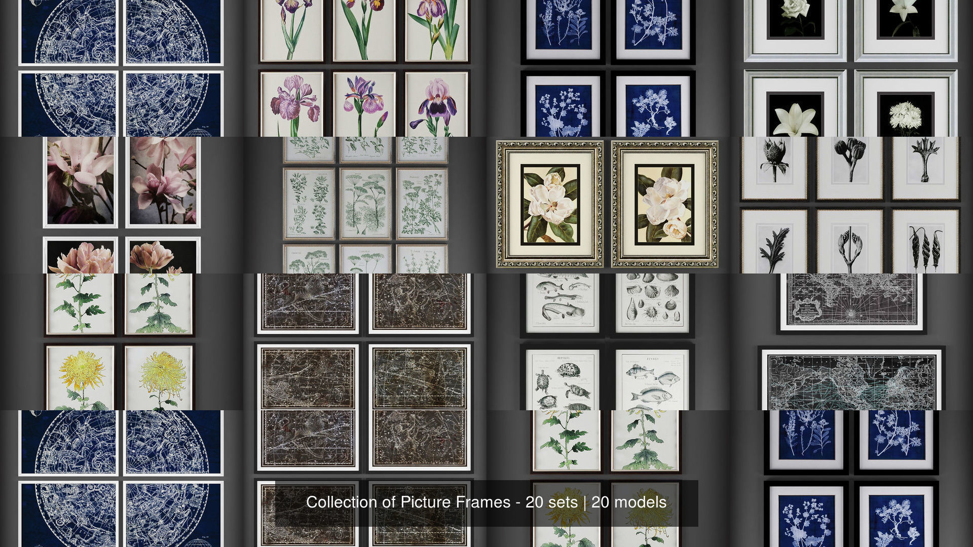 Collection of Picture Frames - 20 sets _3