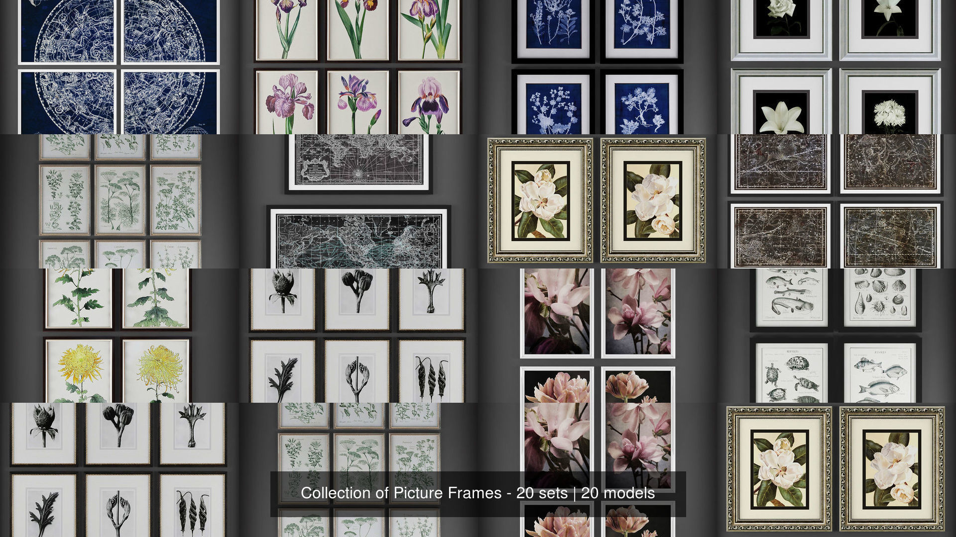 Collection of Picture Frames - 20 sets _2