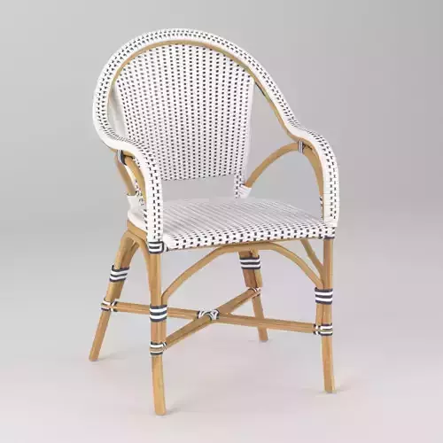 Riviera Dining Armchair 3D model