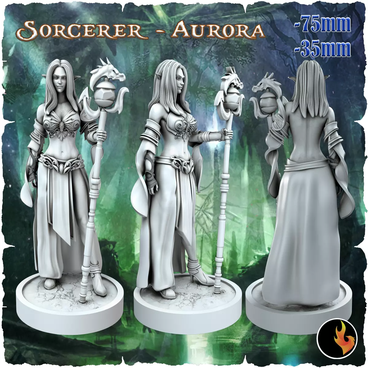 Aurora - Fantasy Elf Girls STL Vol 1 3D print model_0