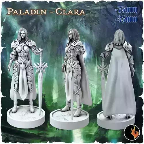 Clara - Fantasy Elf Girls STL Vol 1