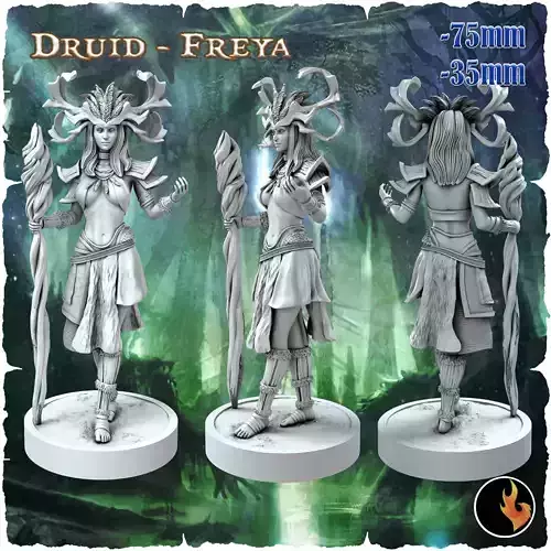 Freya - Fantasy Elf Girls STL Vol 1