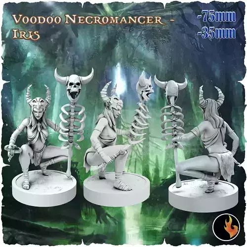 Iris - Fantasy Elf Girls STL Vol 1