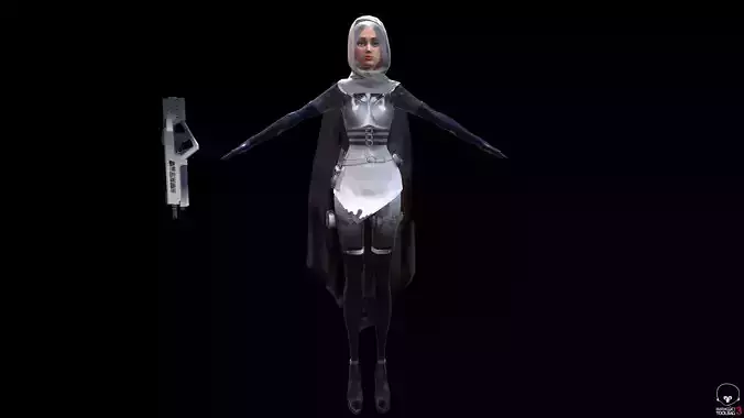 NOVA Low poly girl character