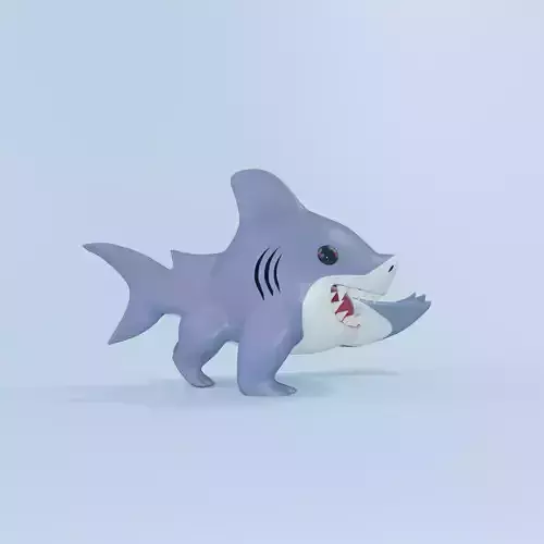 Jeff The Land Shark 3D model