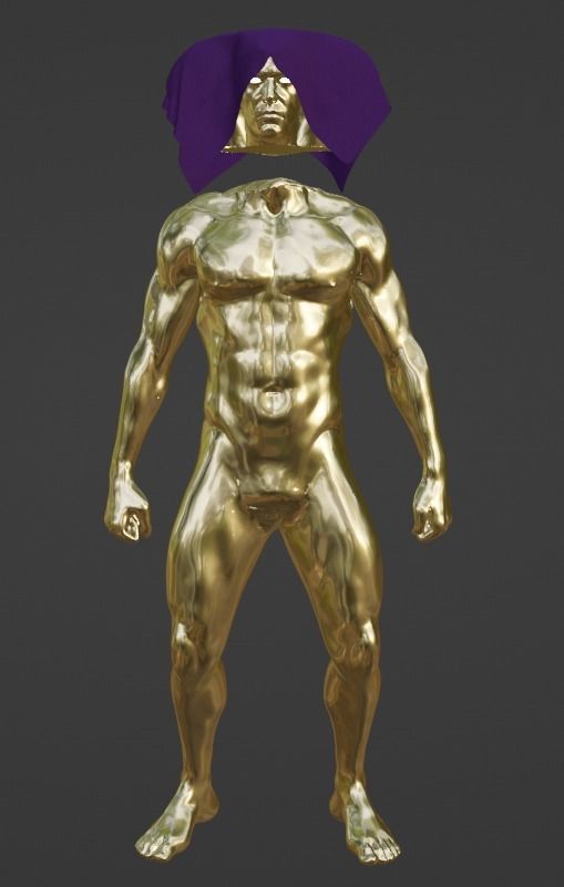 Living Tribunal - Multiversal Judge of Marvel 3D model_9