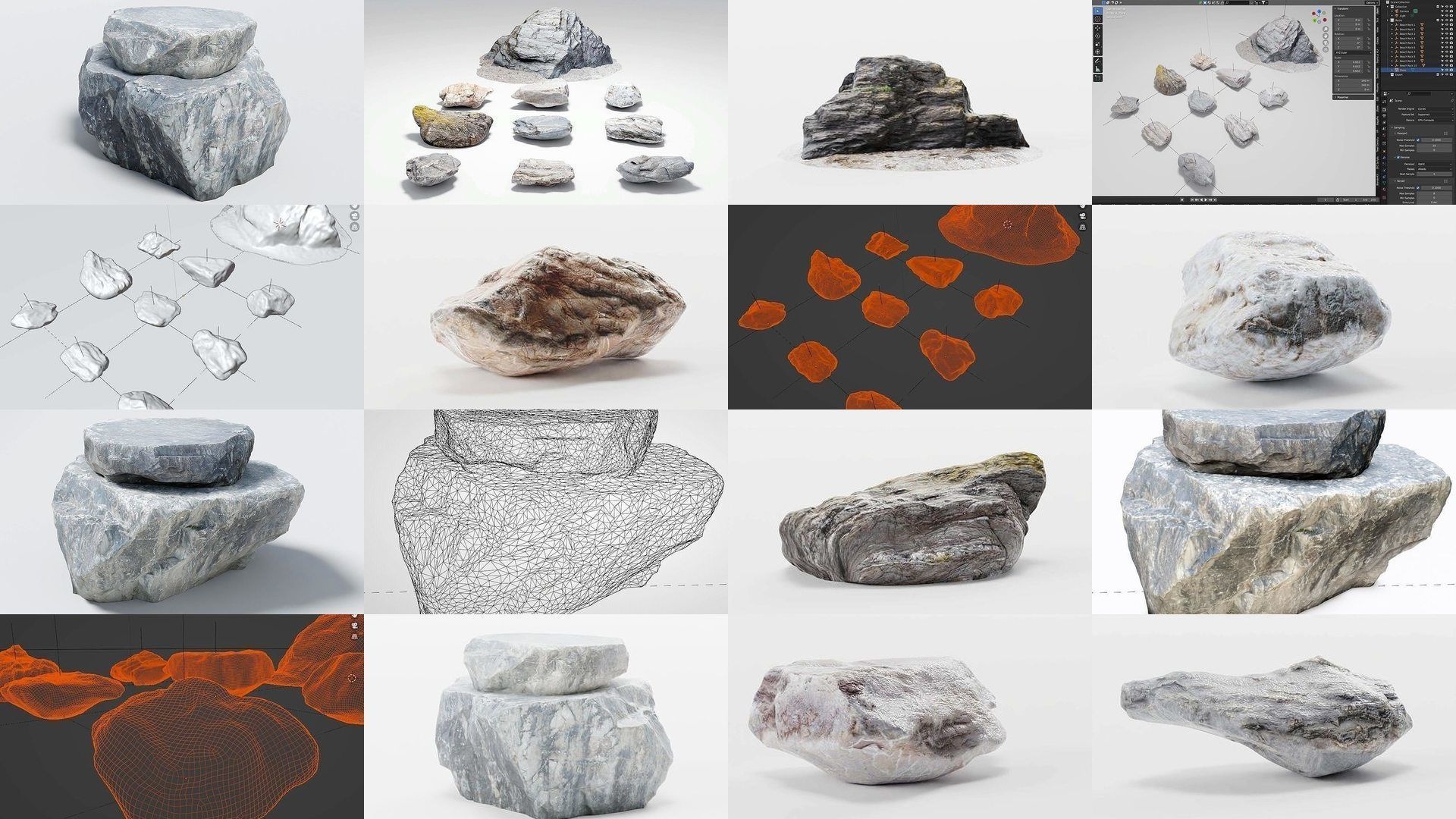 Rock Collection - Ultimate - Over 130 Rocks _1