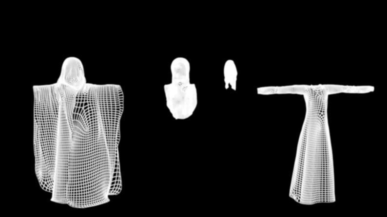 abaya star wars cloak 3D model_18