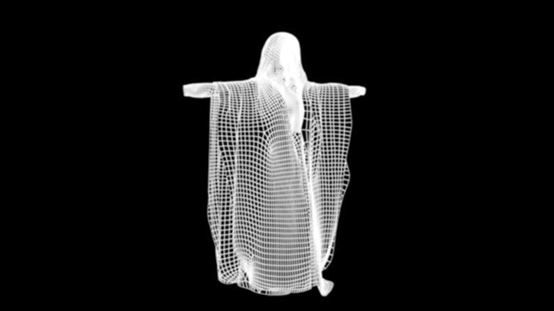 abaya star wars cloak 3D model_15