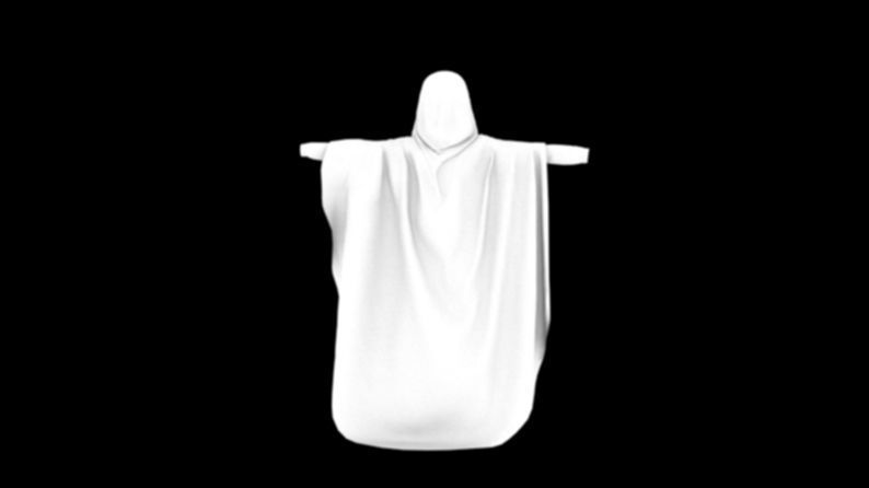 abaya star wars cloak 3D model_13