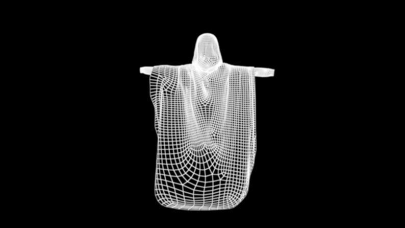 abaya star wars cloak 3D model_17