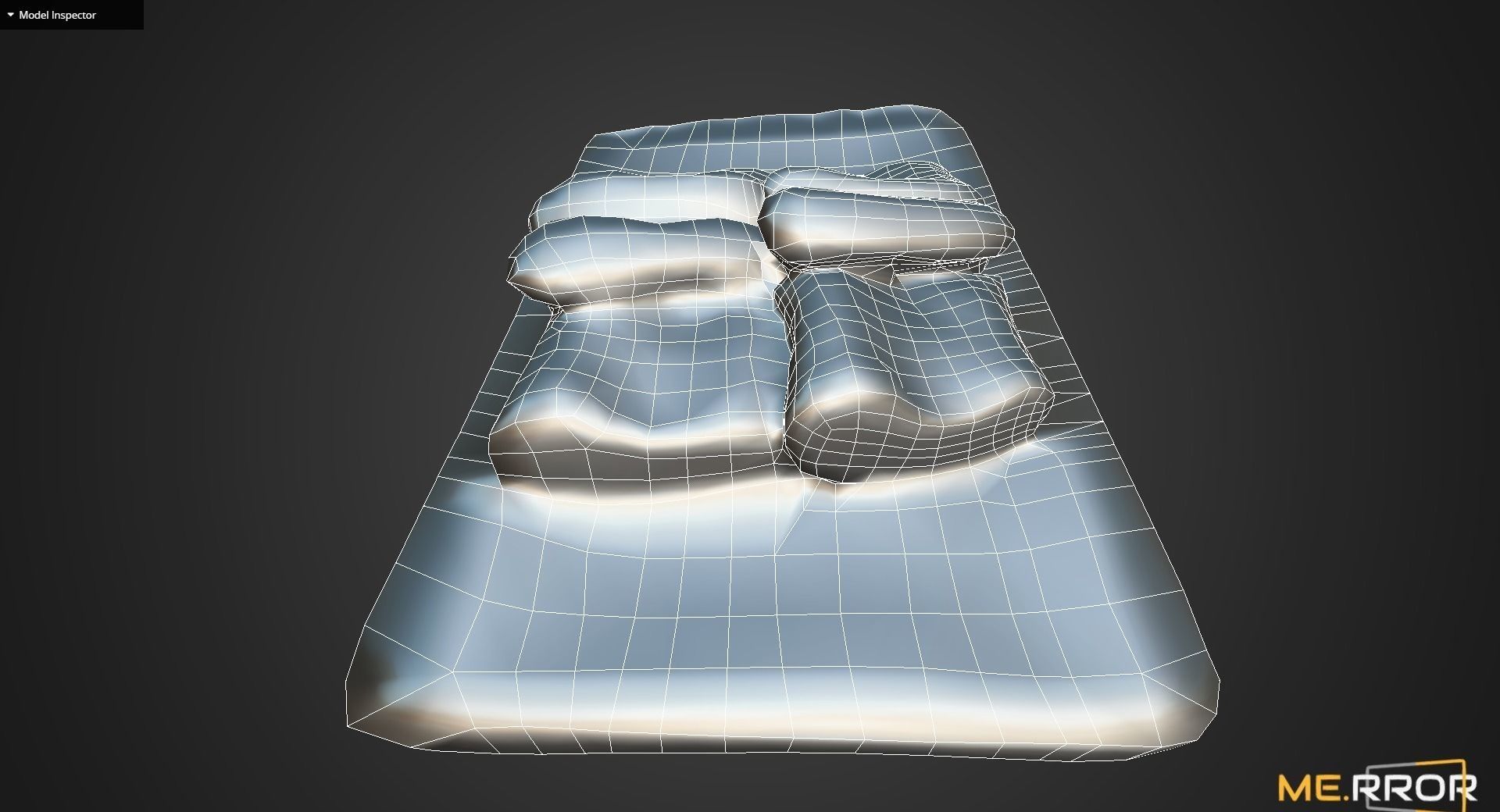 Game Ready Korean Rice Cake Jeol-Pyeon Low-poly 3D model_14