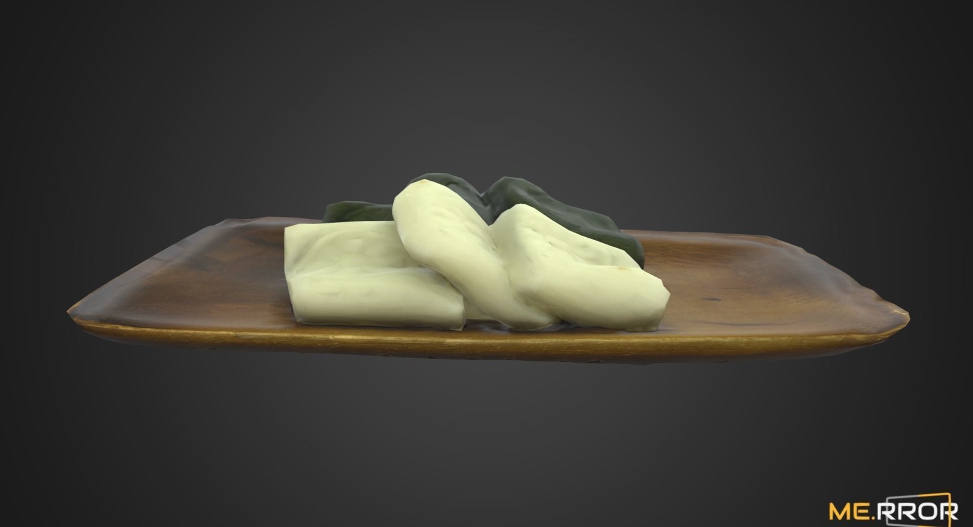 Game Ready Korean Rice Cake Jeol-Pyeon Low-poly 3D model_3