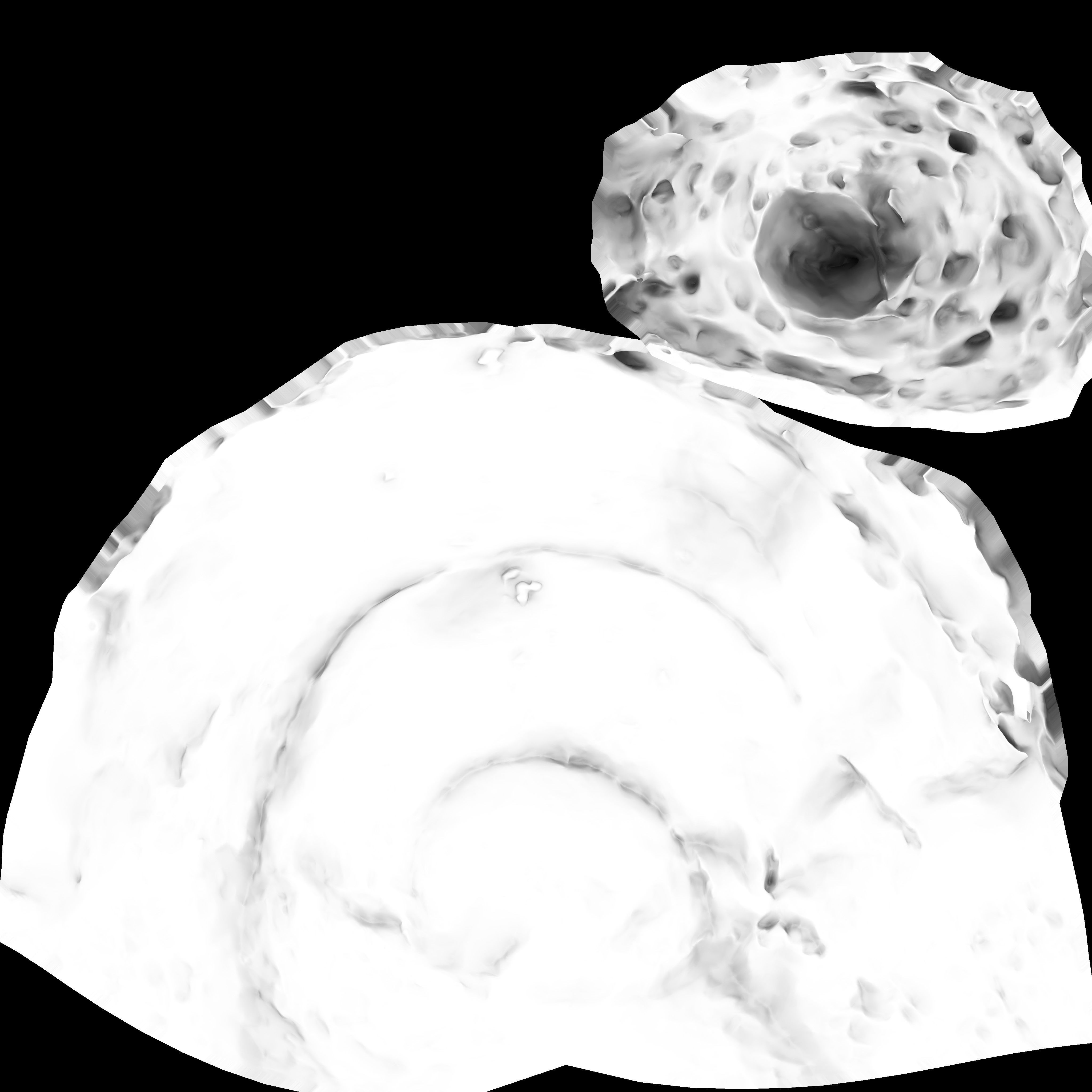 Game Ready Torn Salted Butter Roll Bread Low-poly 3D model_14