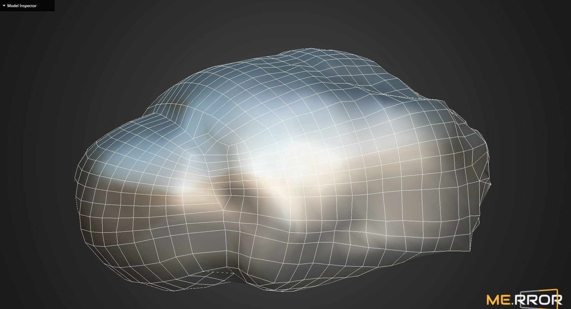 Game Ready Torn Salted Butter Roll Bread Low-poly 3D model_13