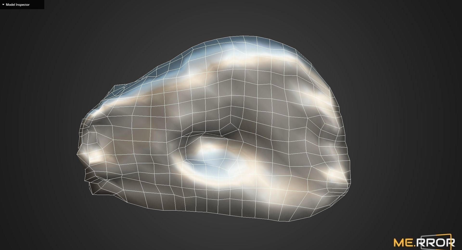 Game Ready Torn Salted Butter Roll Bread Low-poly 3D model_11