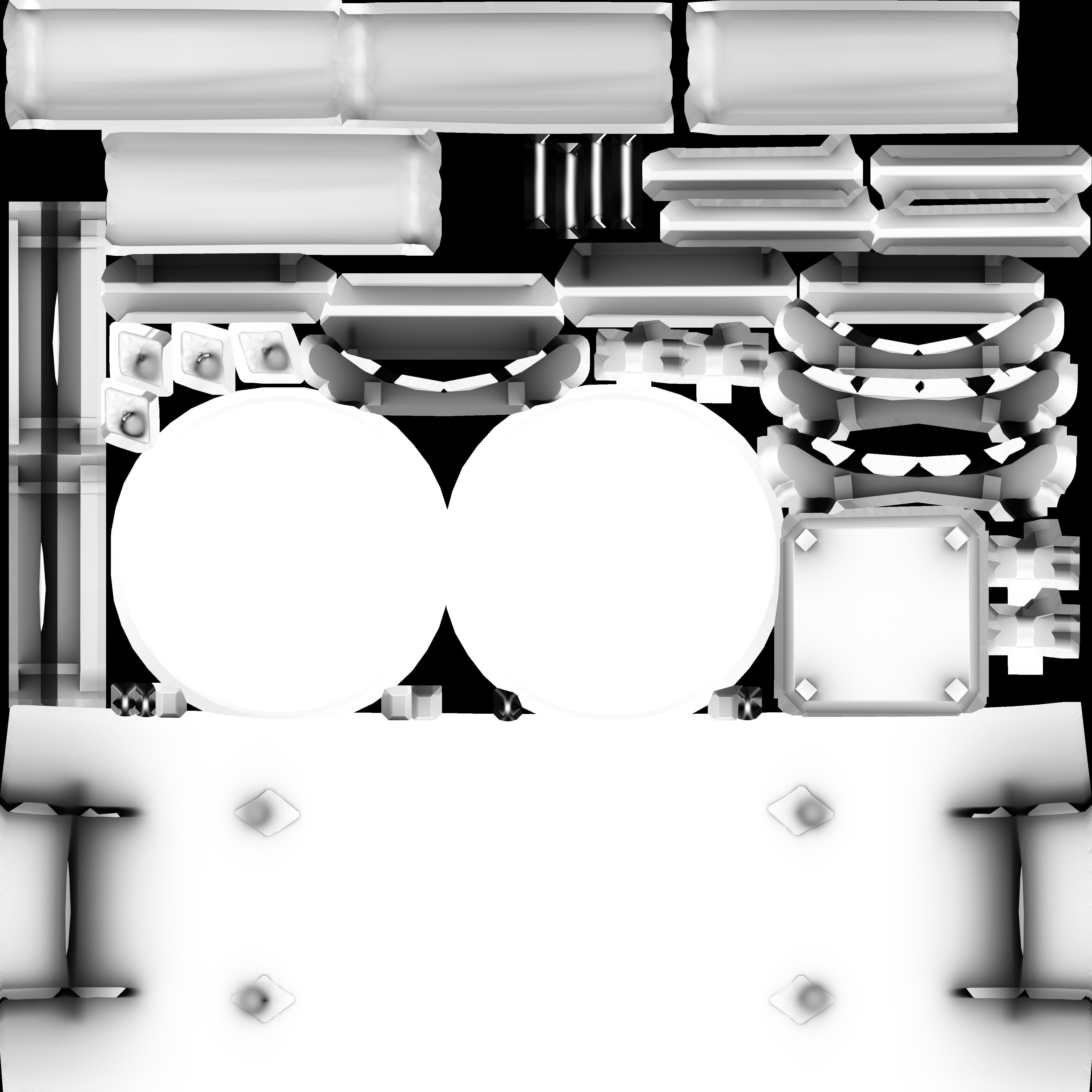 Game Ready Korean Traditional Drum called Buk Low-poly 3D model_16