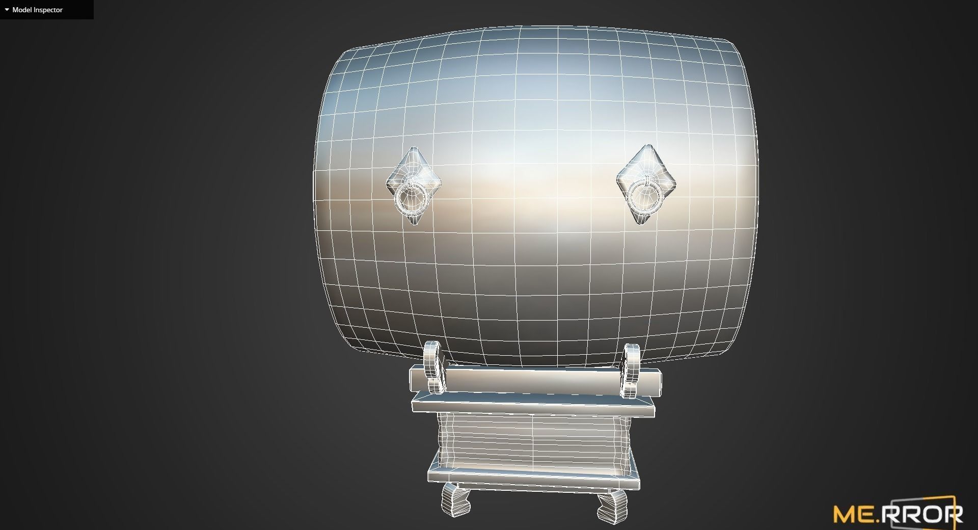 Game Ready Korean Traditional Drum called Buk Low-poly 3D model_13