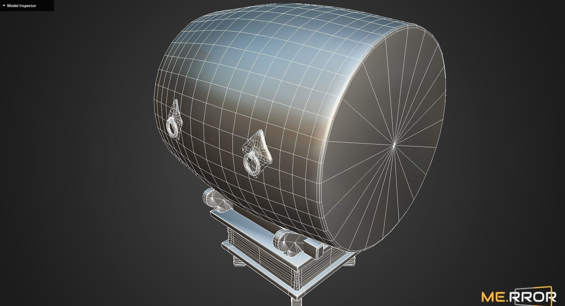 Game Ready Korean Traditional Drum called Buk Low-poly 3D model_14