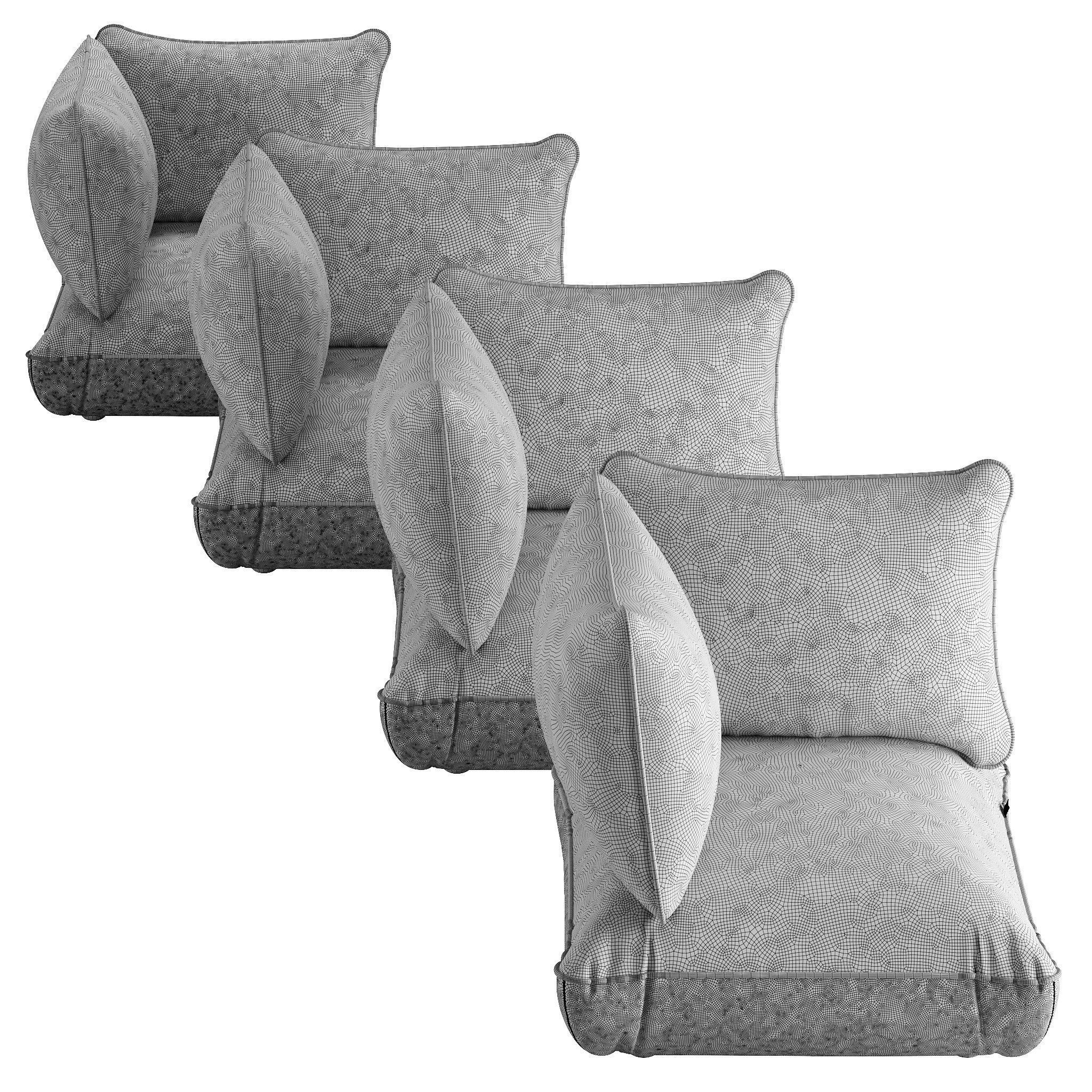 Fatboy Sumo Corner Seat 3D model_1