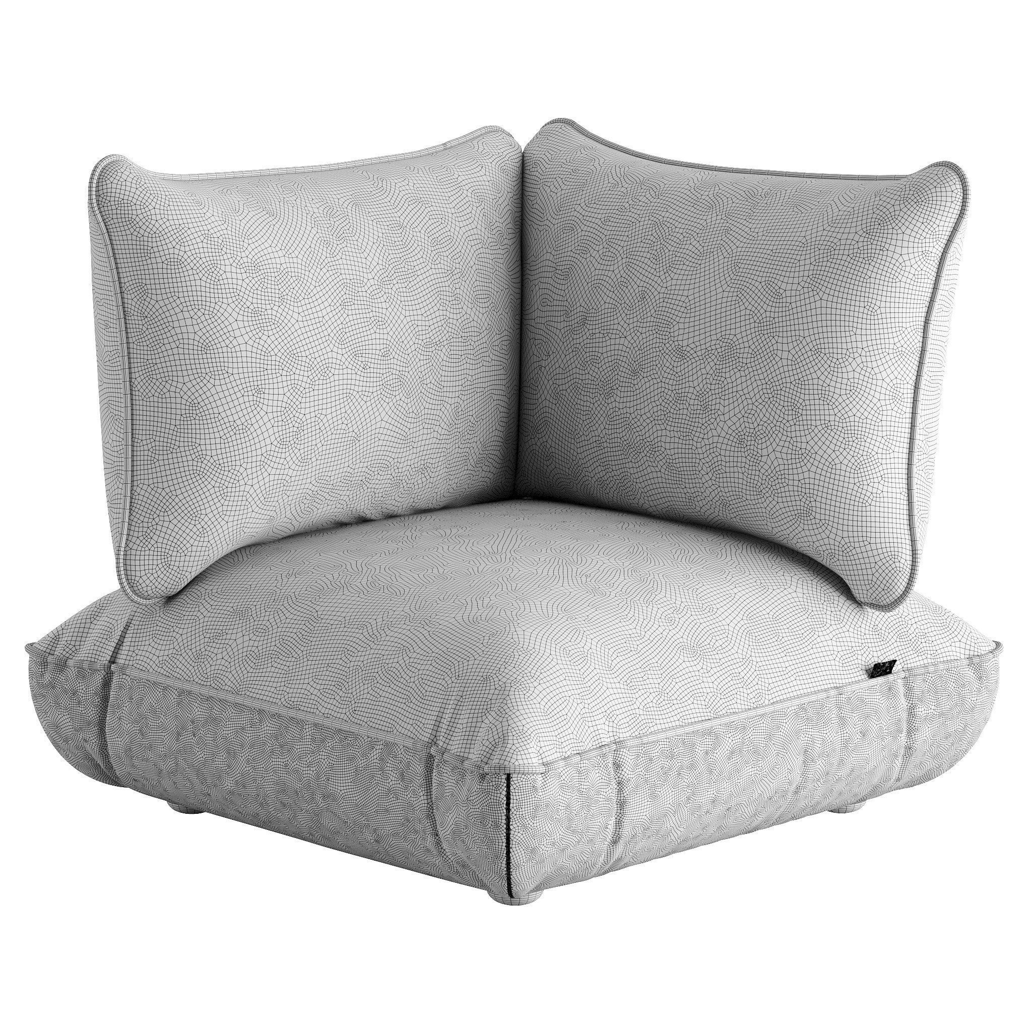 Fatboy Sumo Corner Seat 3D model_3