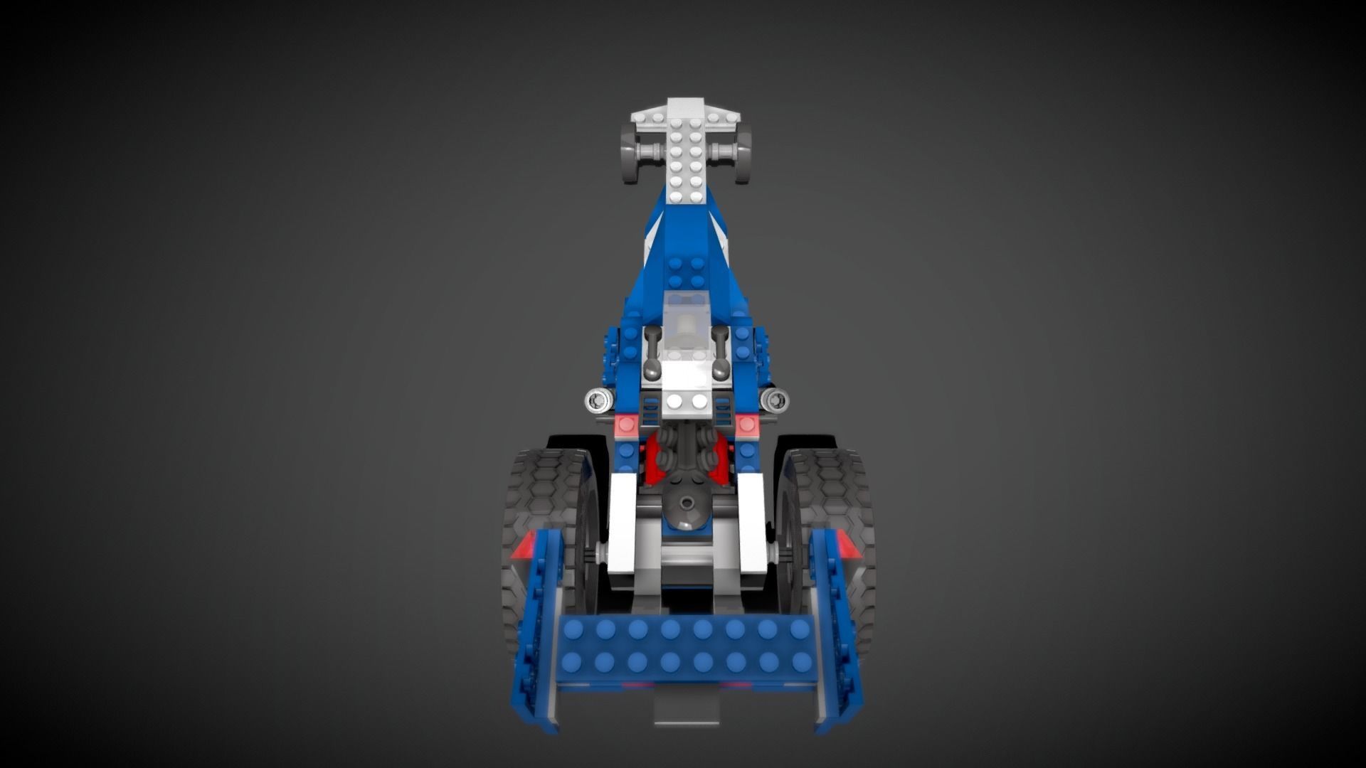 Lego Race Rider Car 3D model_4