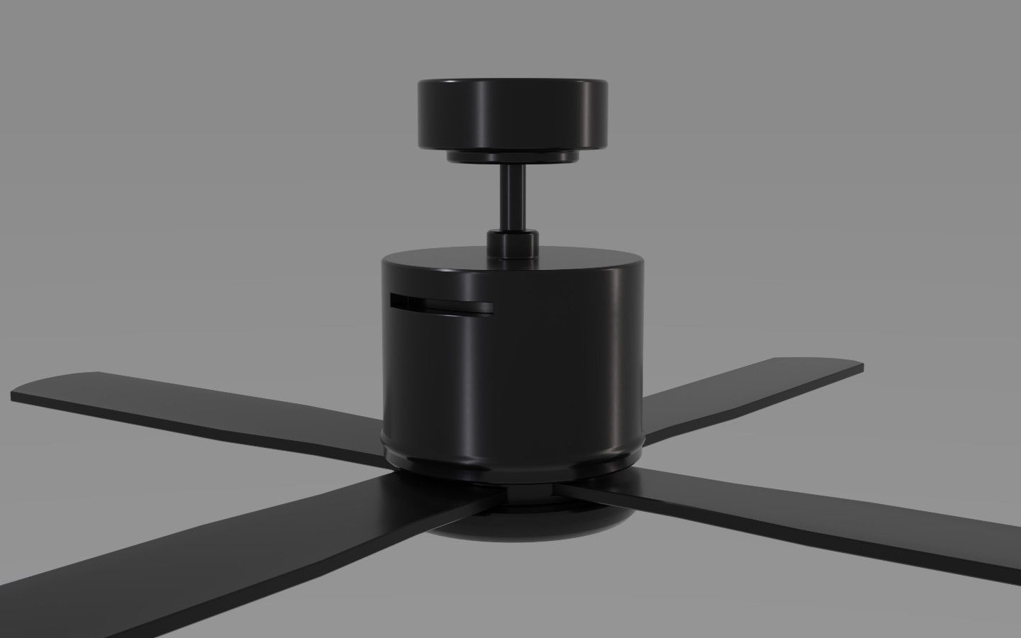 Ceiling Fan - Modern Design Low-poly 3D model_2