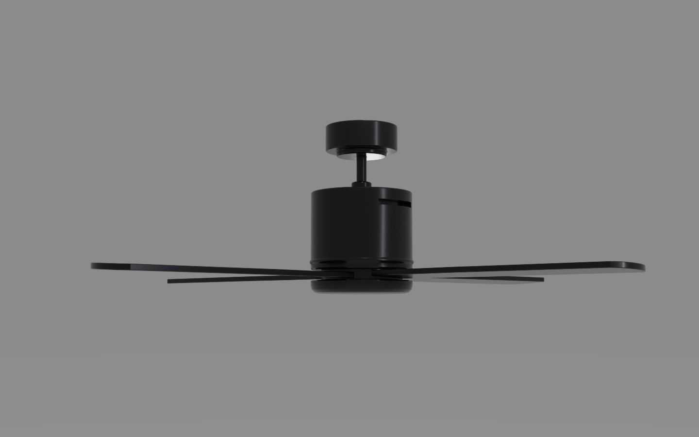 Ceiling Fan - Modern Design Low-poly 3D model_3