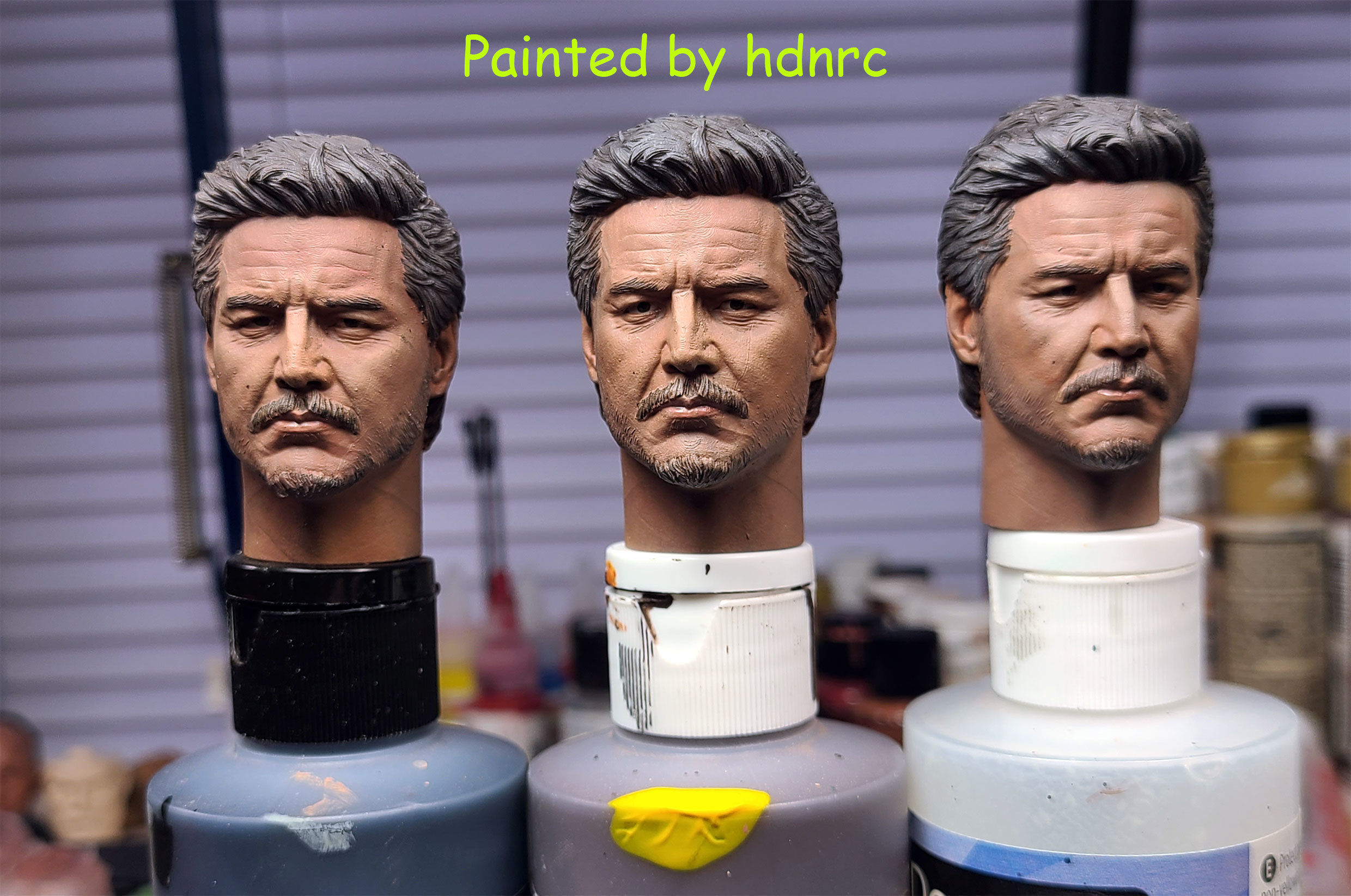 Joel- Pedro Pascal Head 3D print model_3
