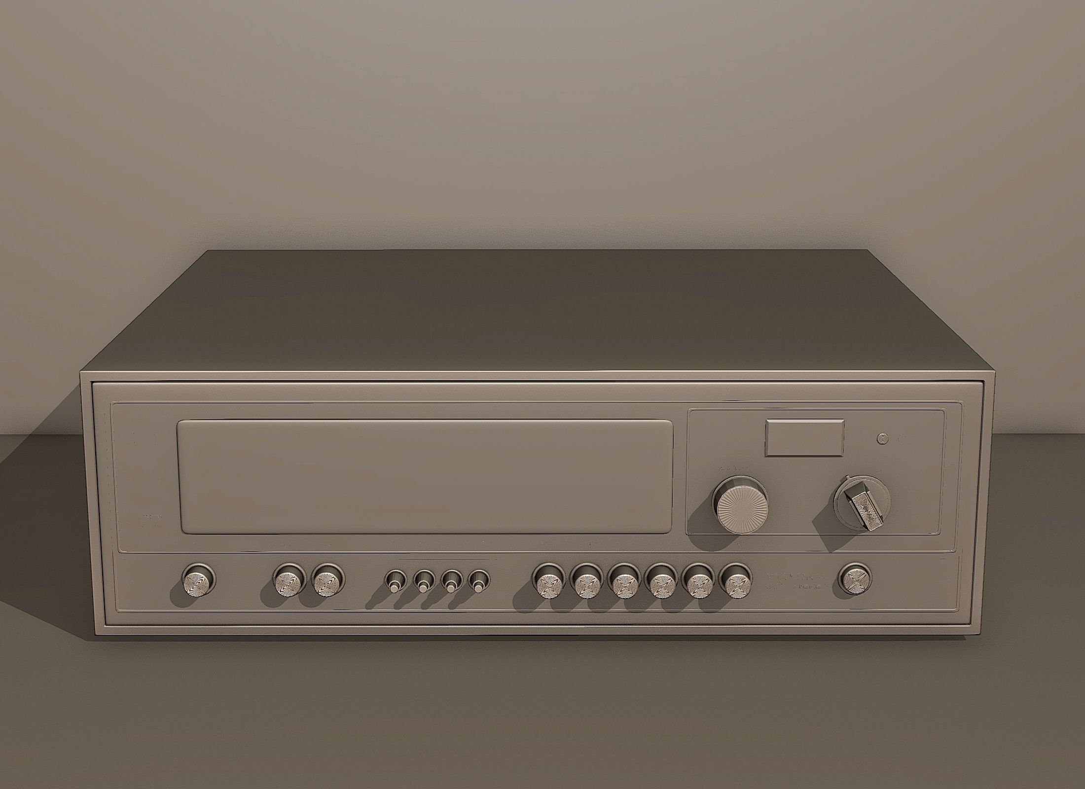 Rare HI FI tuner 3D model_3