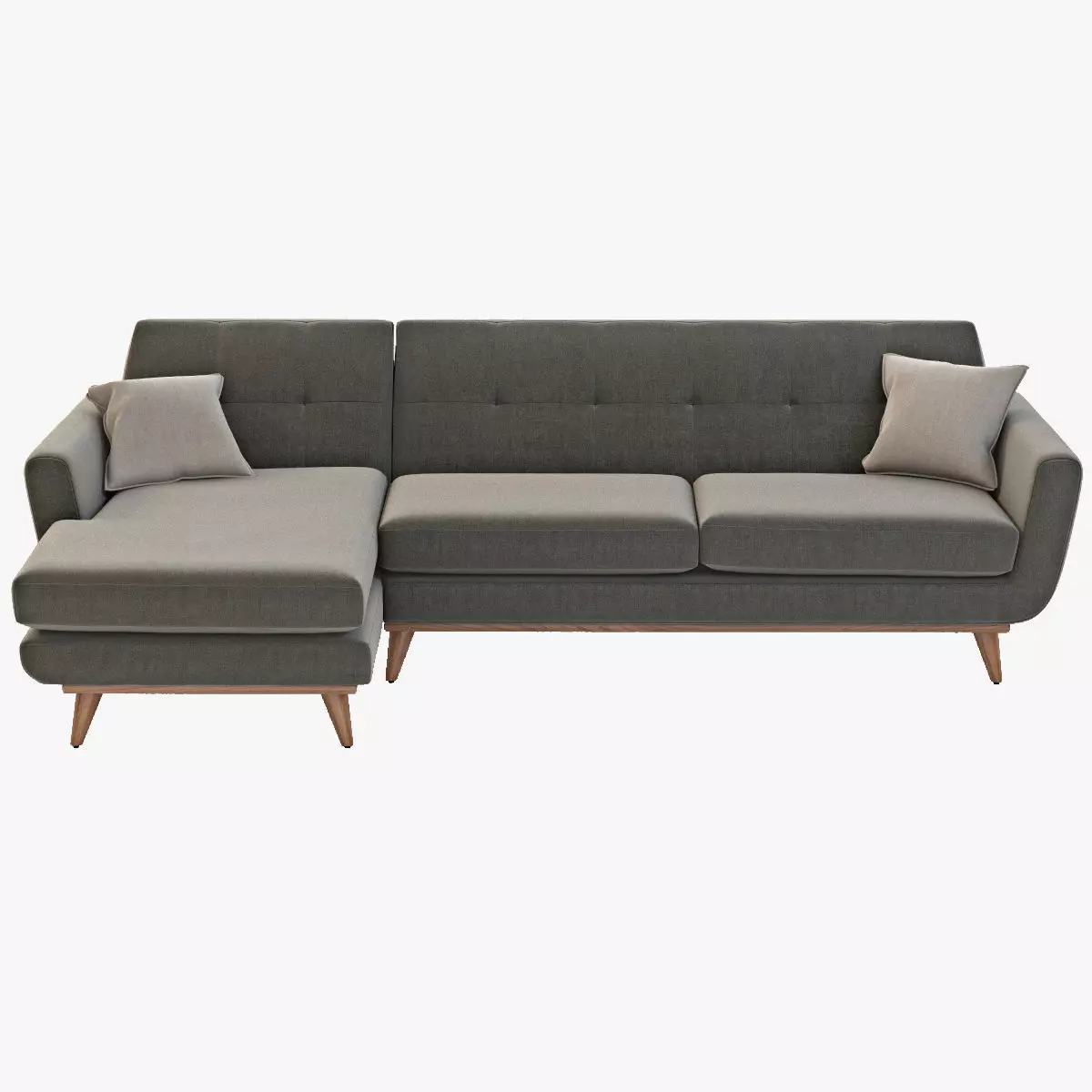 Joybird Hughes Sectional Chaise 3D model_0