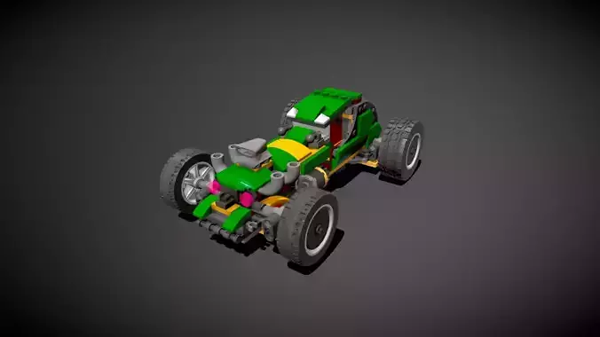 Lego Supernatural Race Car