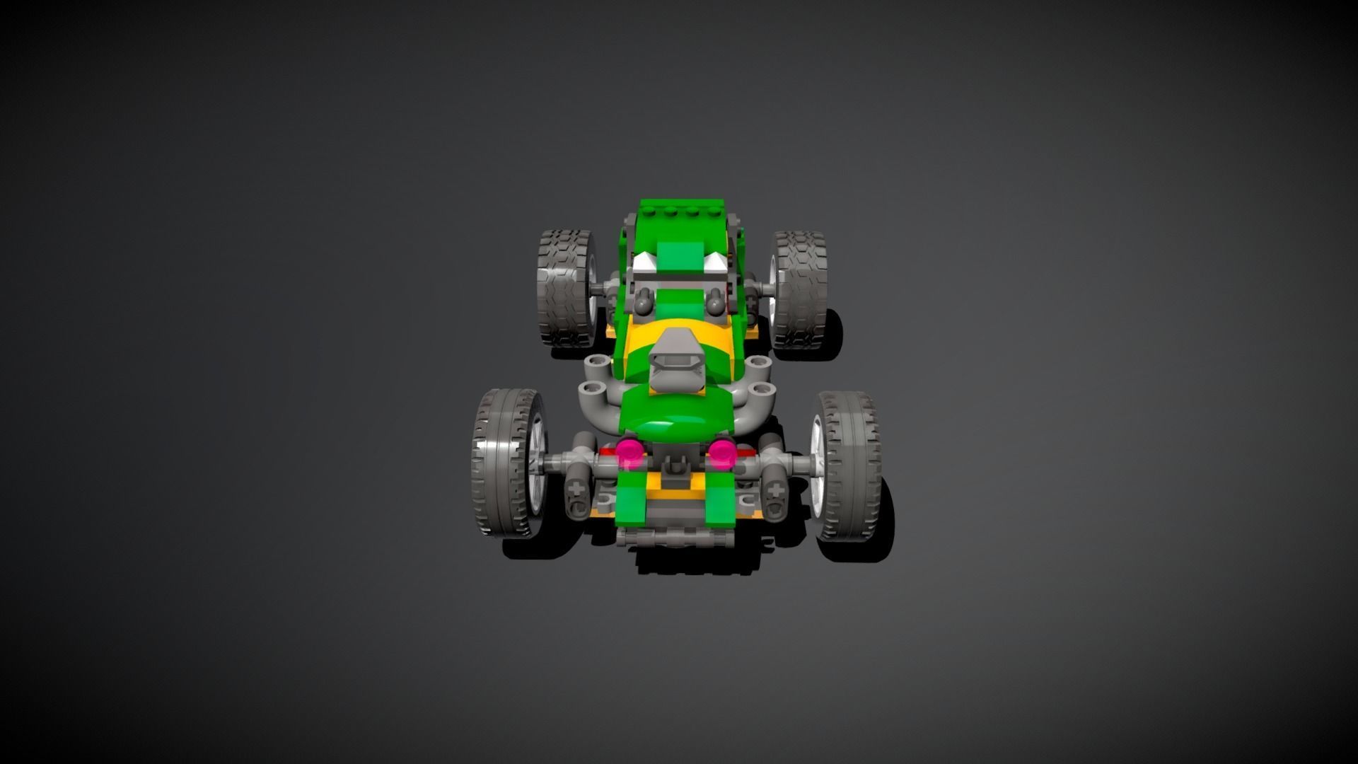 Lego Supernatural Race Car 3D model_4