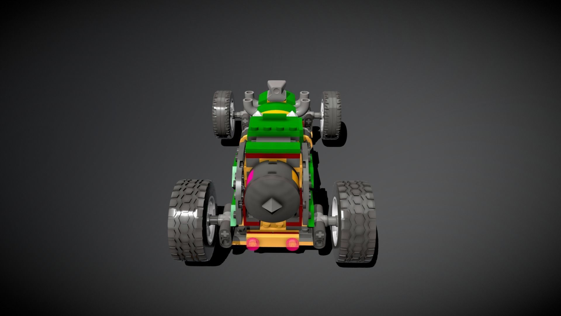 Lego Supernatural Race Car 3D model_5