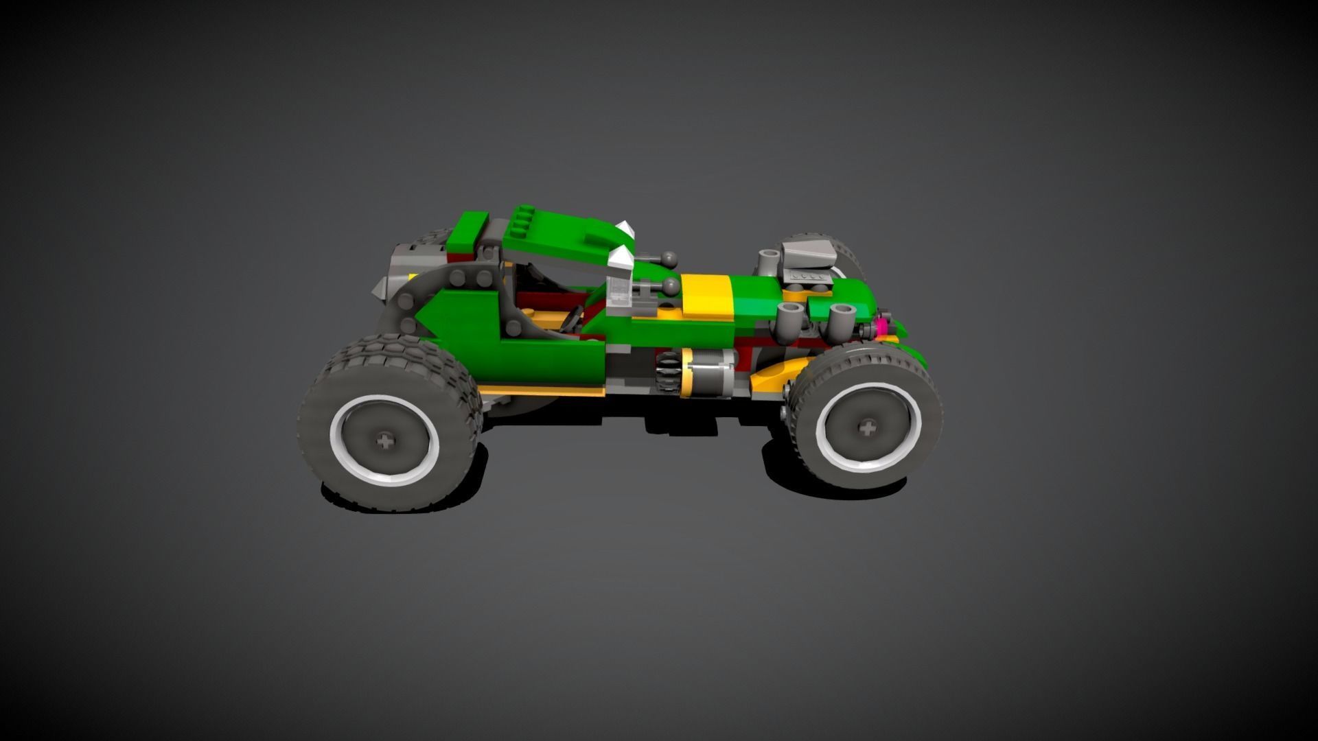 Lego Supernatural Race Car 3D model_8