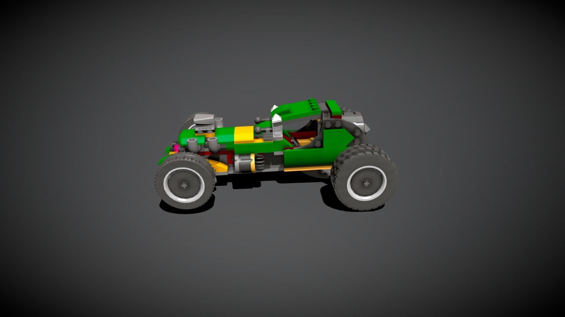 Lego Supernatural Race Car 3D model_7