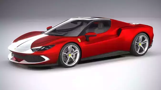 Ferrari 296 GTS Red 2023