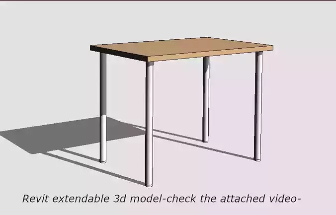 ikea - LINNMON  ADILS -Black-brown 3D model