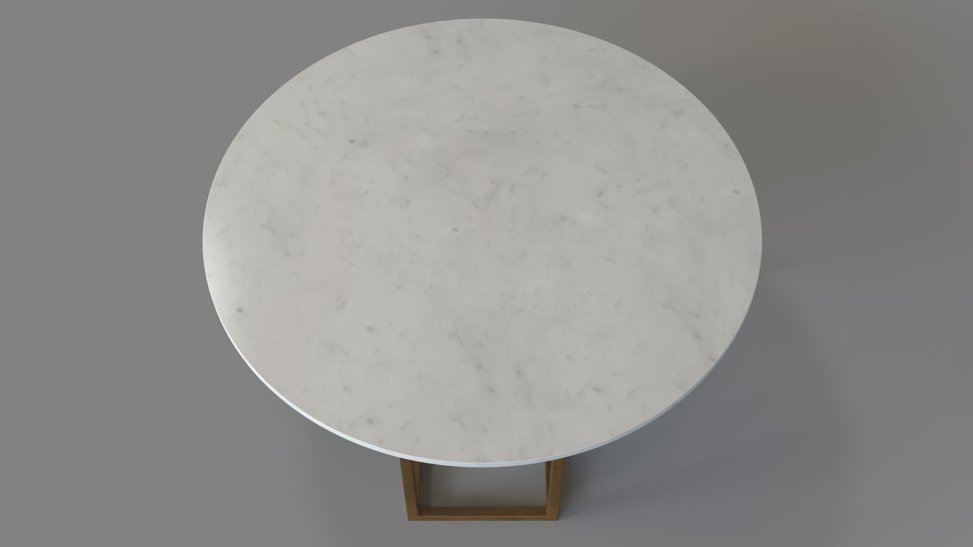 Summit Coffee Table Raw Brass 3D model_3