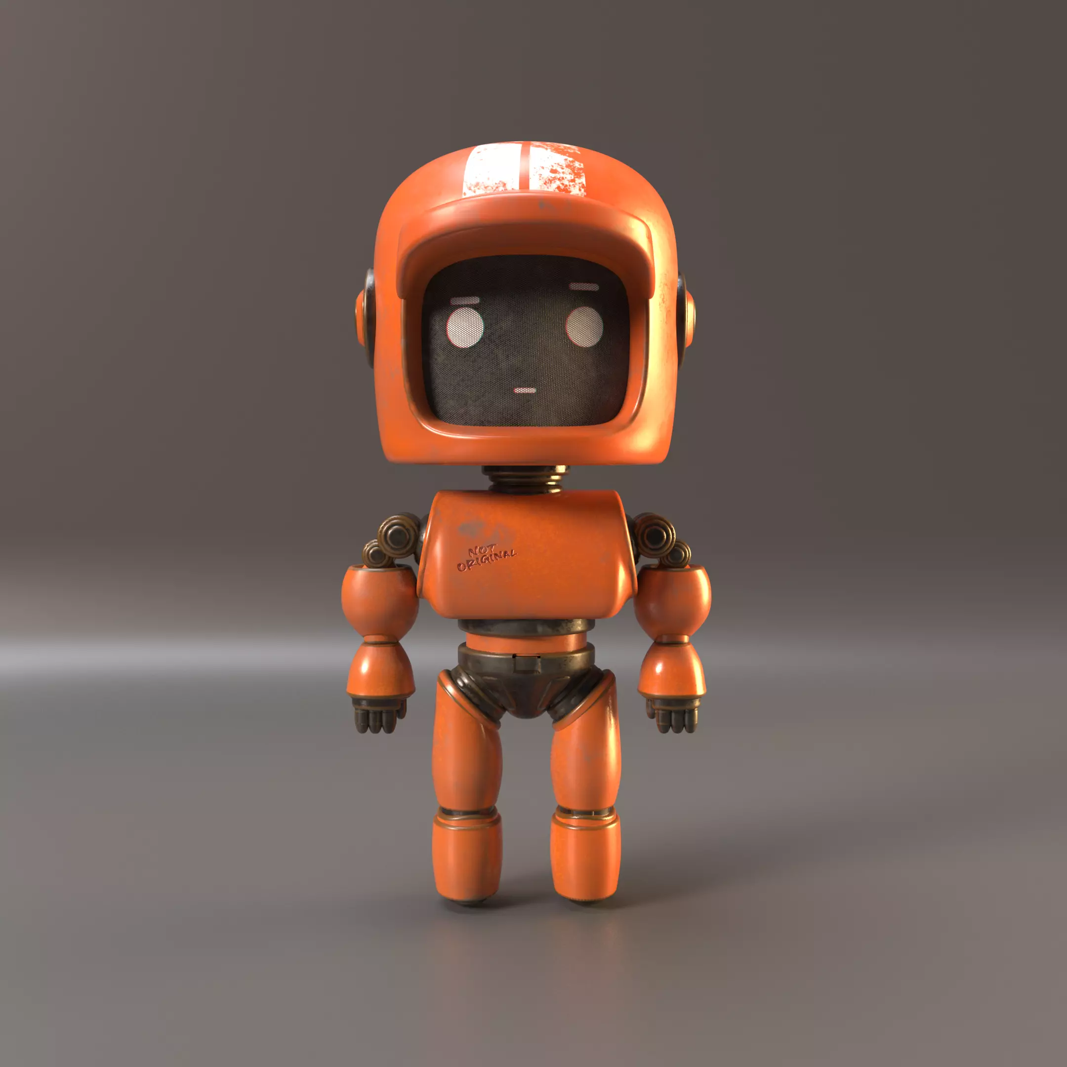 Love death robot Low-poly 3D model_0
