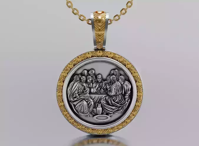 Jesus Christ The Last Supper  3D print model