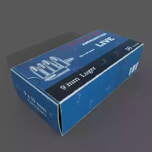 Empty ammo box 3D model
