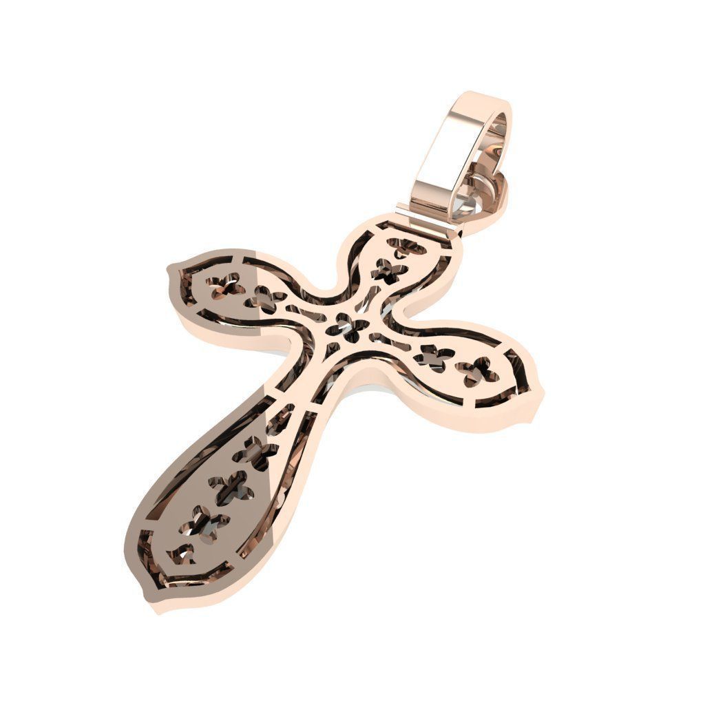 Fine Cross-Pendant 3D print model_4