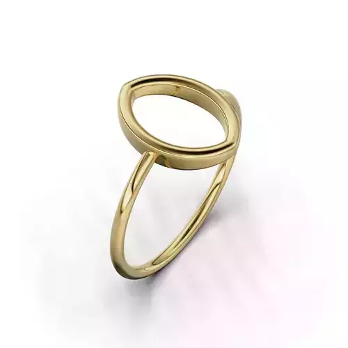 Ring Soliter Bezel Woman Halo 29