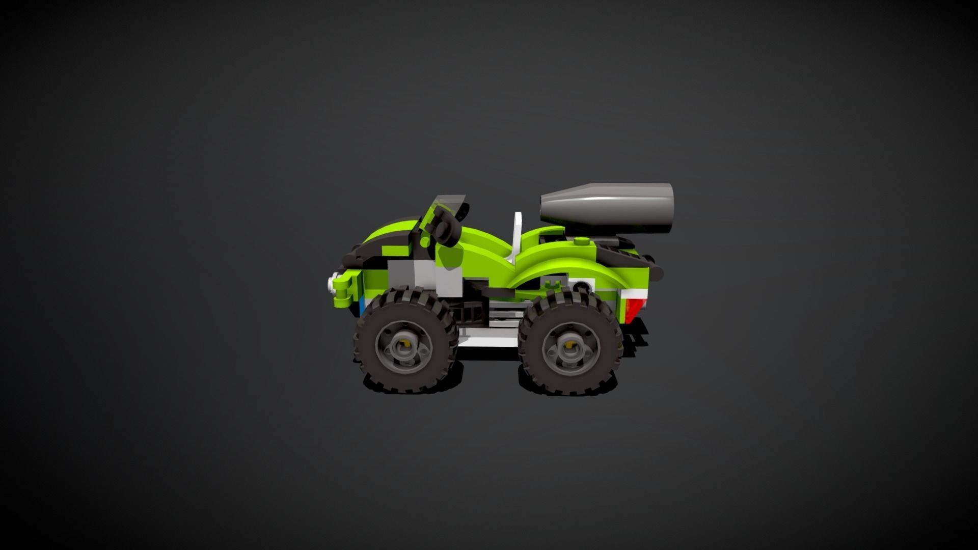 Lego Rocket Rally Buggy 3D model_5