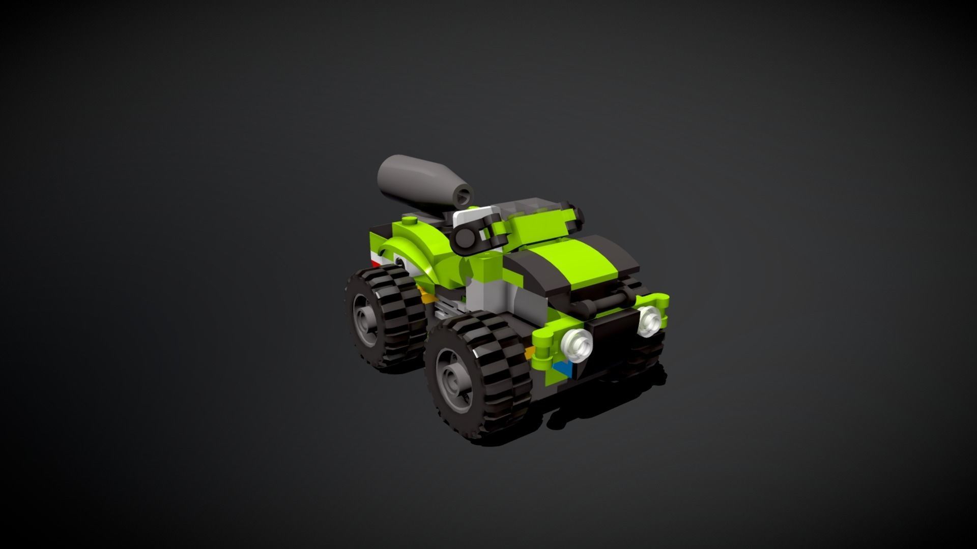 Lego Rocket Rally Buggy 3D model_1